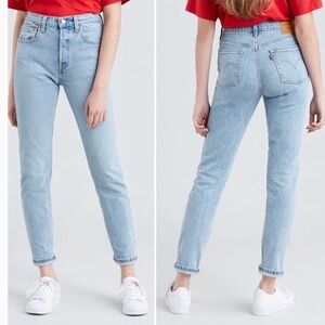 Levi's Premium 501 S Big E Button Fly Skinny Jeans Size 26